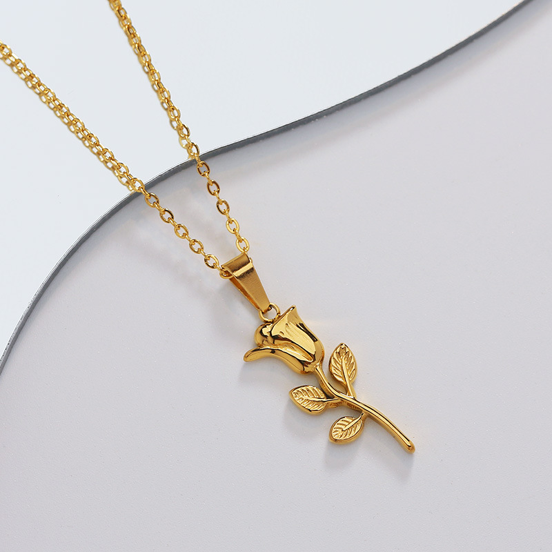 Modische Halskette mit Rosenan – Birth Flower Necklace Bewertung und Preis