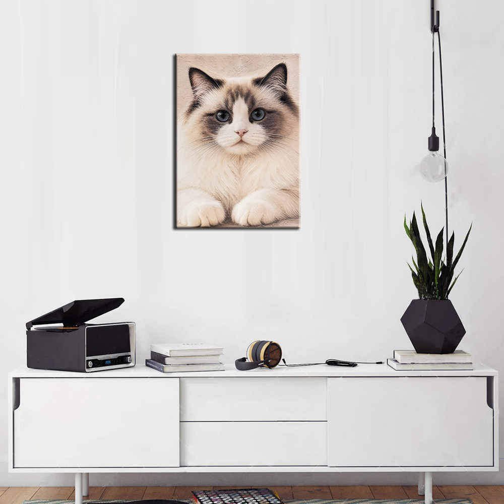 Individuelles 3D-Leinwandbild  – Pet Portrait Custom Bewertung und Preis
